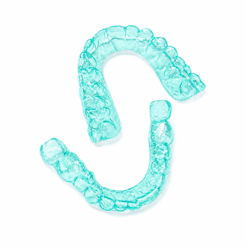 Turquoise retentiebeugel