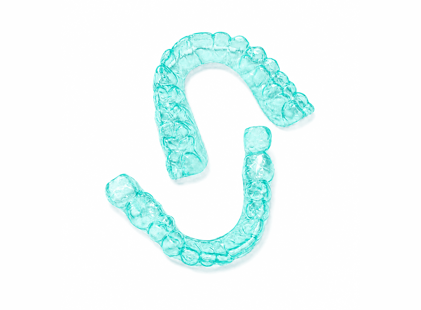 Turquoise retentiebeugel